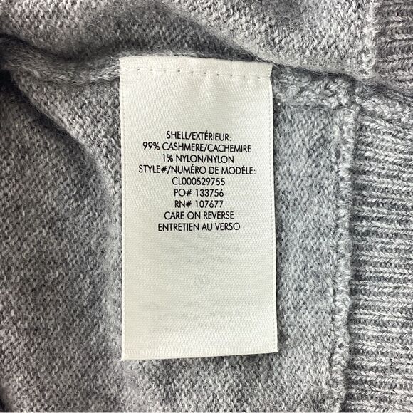 ALICE + OLIVIA NWT Size XS Carolann Shrunken Pullover Heather Grey Sweater Gray - Picture 8 of 10